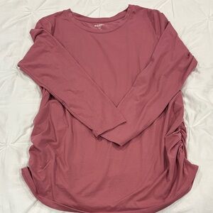 Old Navy Maternity Dusty Rose Long Sleeve Tee